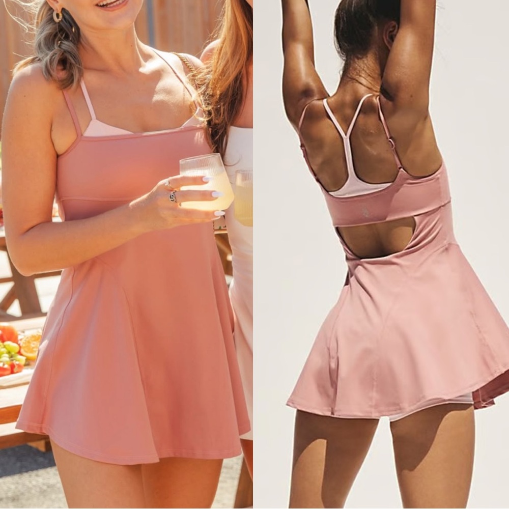 FP movement Baseline Tennis Dress in Petal